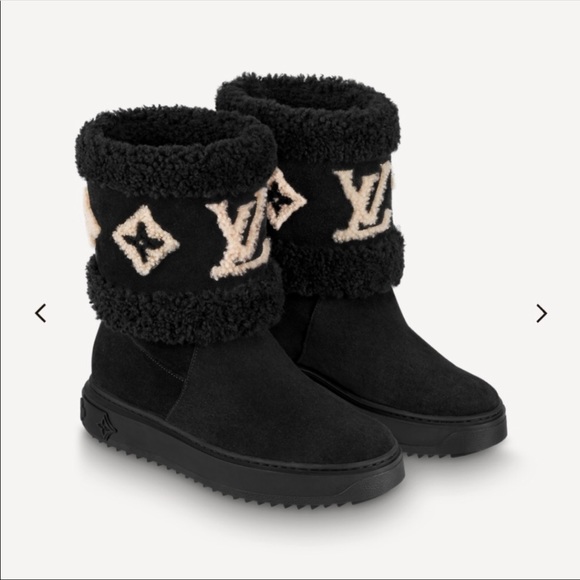 Louis Vuitton Shoes - - Brand new LV snow drop ankle boot.
